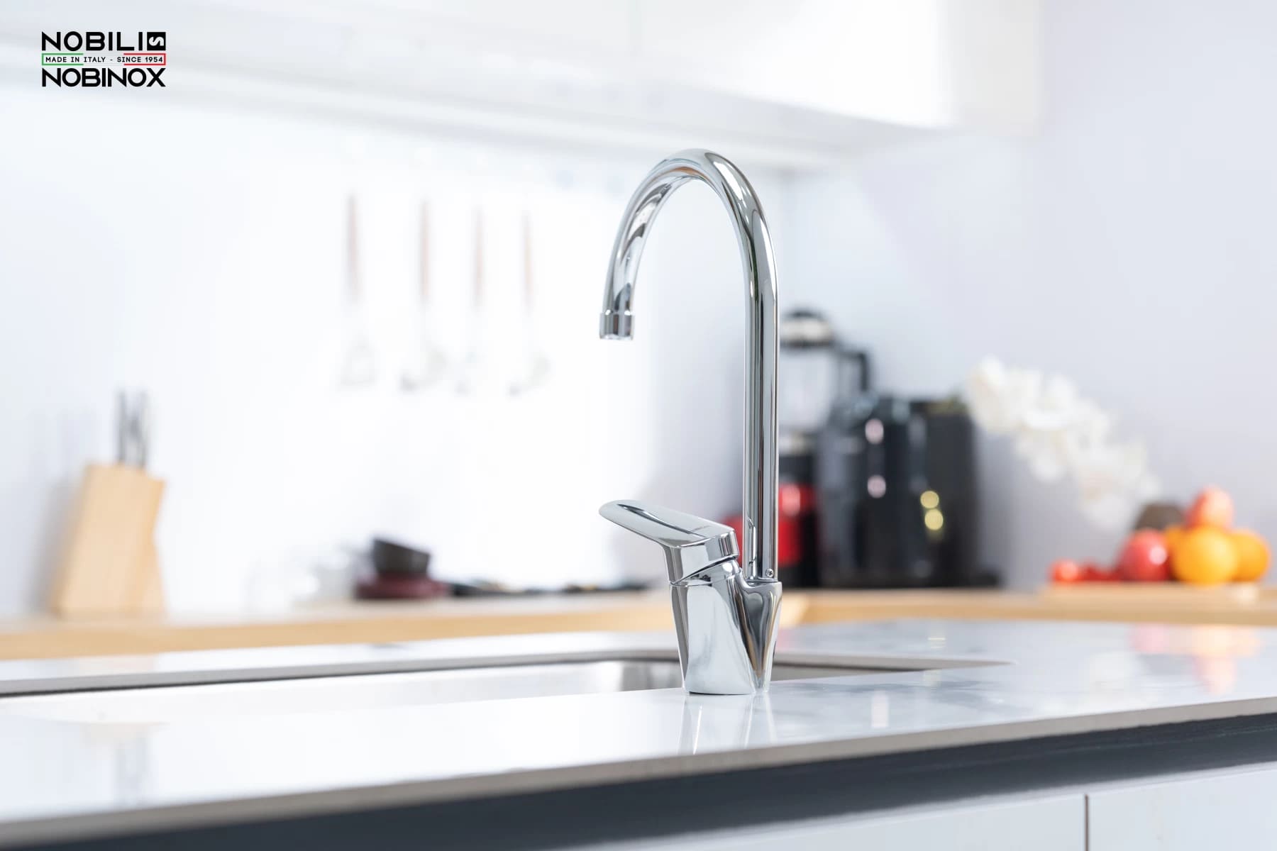 Vòi bếp nhập khẩu Italy Nobili NB188 Blues