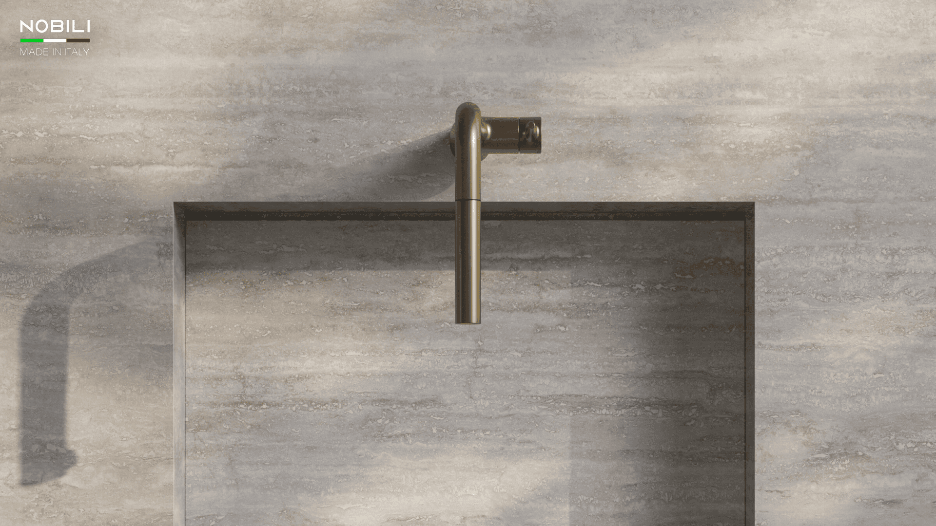 Vòi bếp mạ PVD màu vàng Italy Nobili NB218A