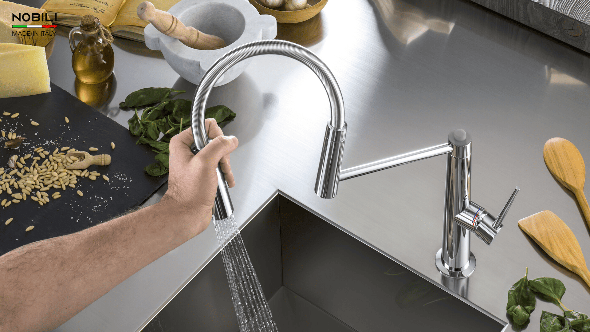 Vòi rửa bát Nobili Lavante NB303