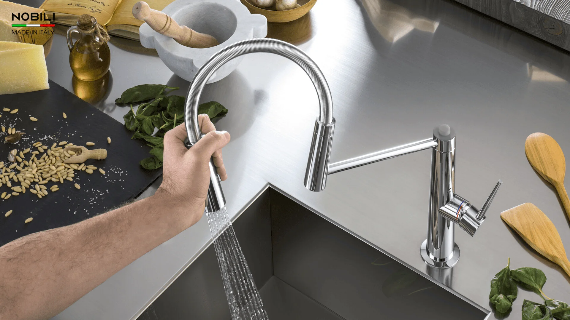 Vòi rửa bát Nobili Lavante NB303