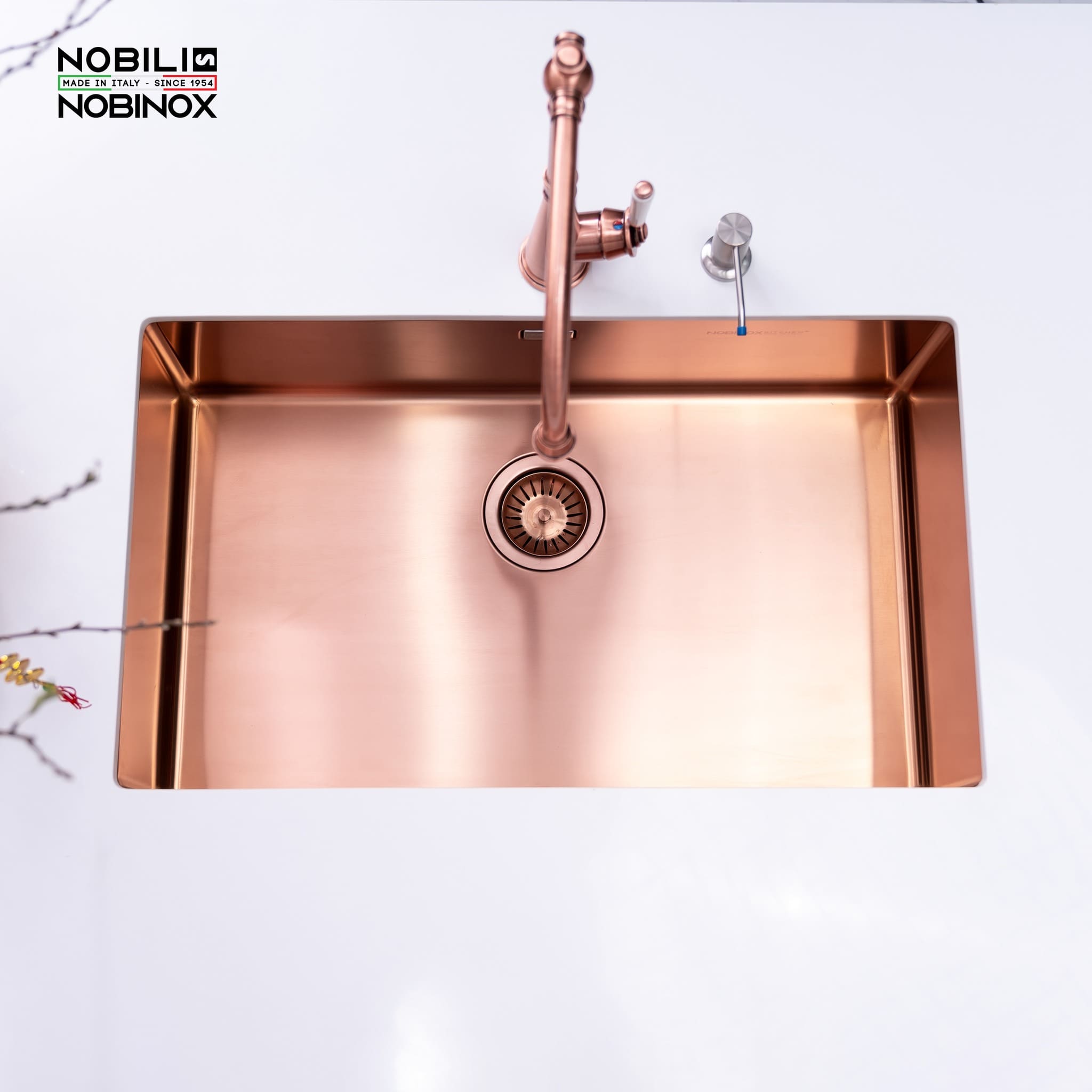 Vòi bếp tân cổ điển Ý Charlie Nobili NB255C