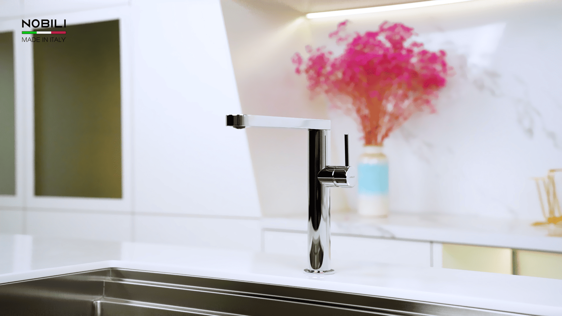 Bản vẽ vòi bếp nóng lạnh Nobili NB219R