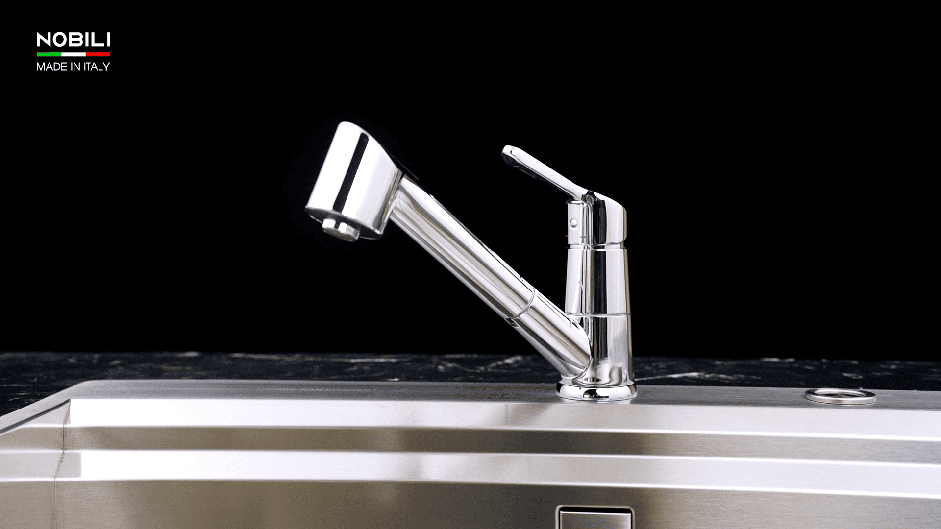 Vòi rửa chén dây rút Nobili NB177