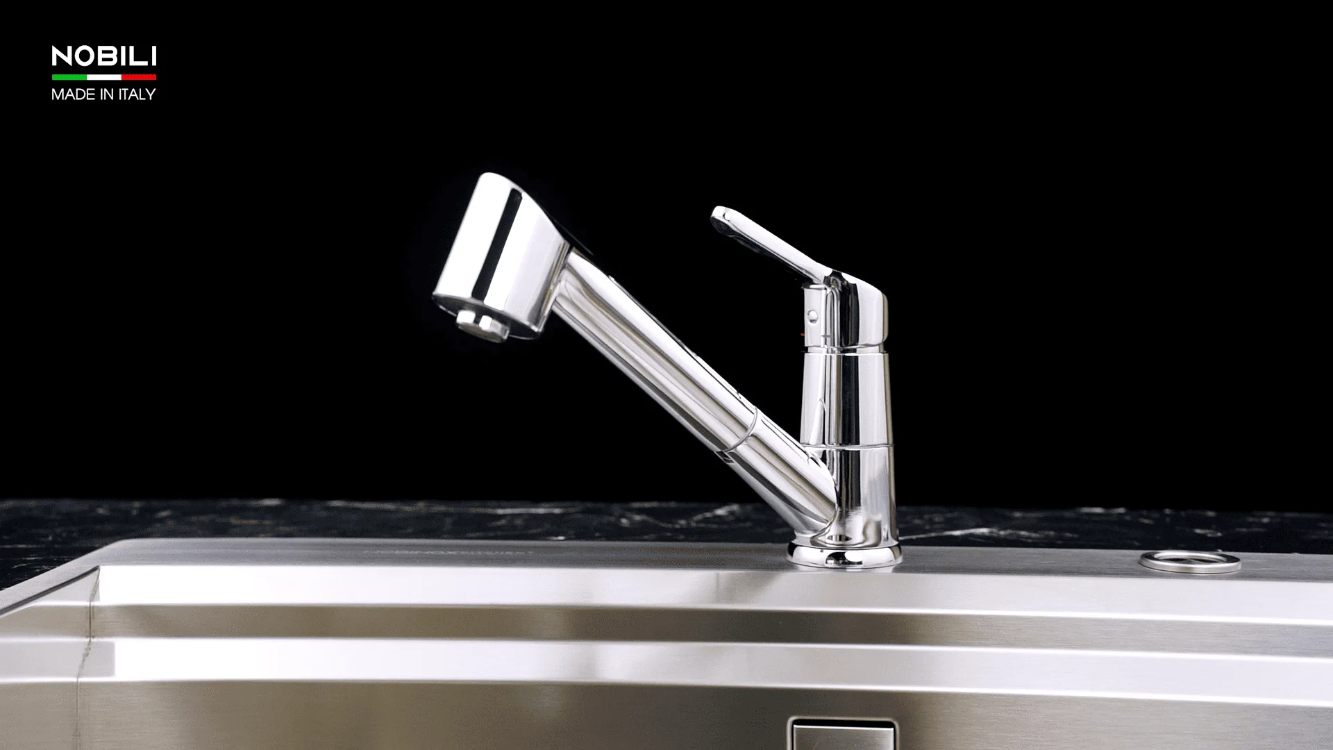 Vòi rửa chén dây rút Nobili NB177