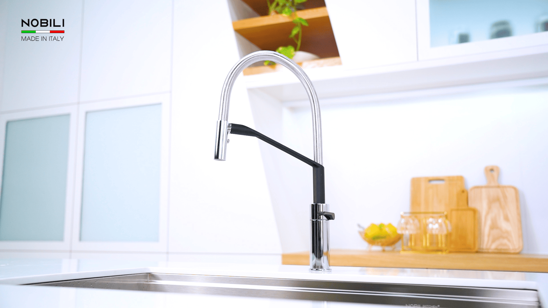 Vòi rửa bát nhập khẩu Italy Nobili Heron NB228