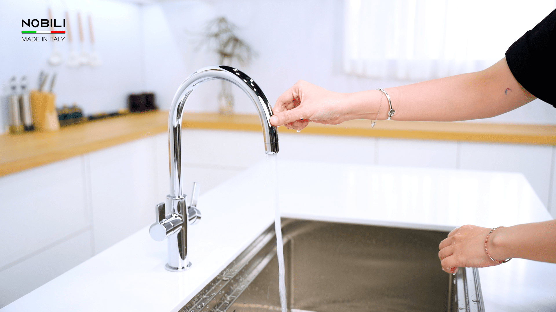 Vòi rửa bát chén 3 trong 1 Nobili NB164 Italy