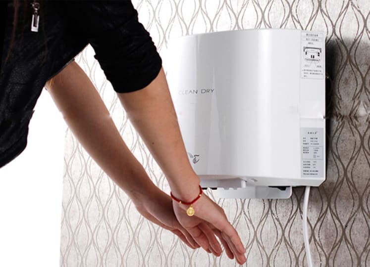 Máy sấy tay Miken tại biêt thự nhà vườn xã An Tiến 