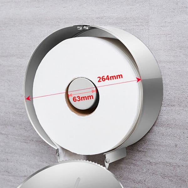 Hộp đựng giấy Inox 304 loại lớn Miken MK-1104B