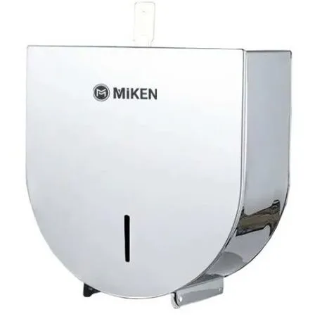 Hộp đựng giấy Inox 304 loại lớn Miken MK-1106B (Bóng gương)