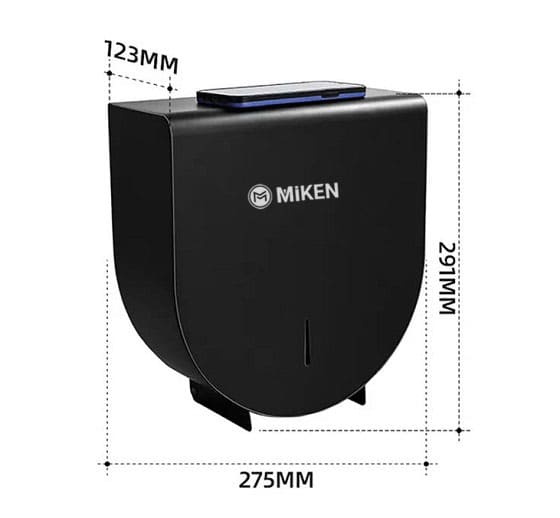 Hộp đựng giấy Inox 304 loại lớn Miken MK-1106BL