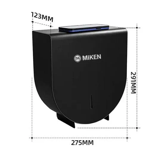 Hộp đựng giấy Inox 304 loại lớn Miken MK-1106BL