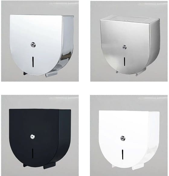 Hộp đựng giấy Inox 304 loại lớn Miken MK-1106BL