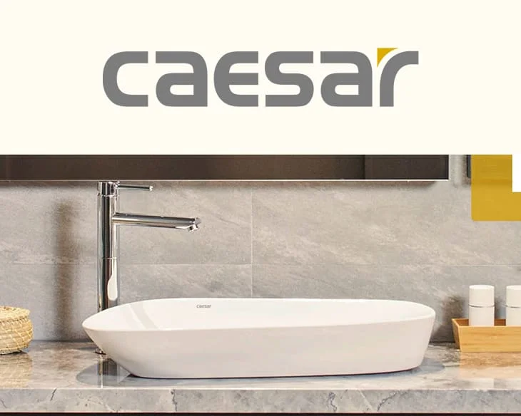 Chậu rửa đặt bàn Caesar tại chung cư cao cấp tại phố Đội Cấn