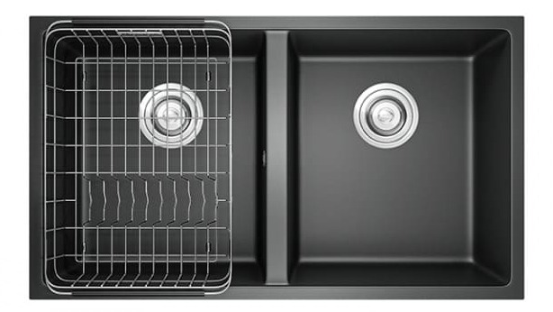 Chậu rửa bát 2 hố Konox Veloci 760D-Black