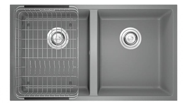 Chậu rửa bát 2 hố Konox Veloci 760D-Grey