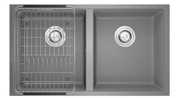 Chậu rửa bát 2 hố Konox Veloci 760D-Grey