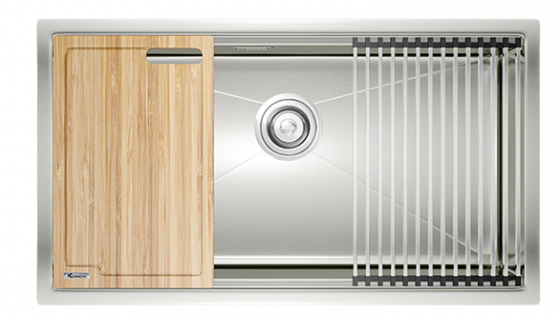 Chậu rửa bát 1 hố Konox KN8046SU-Full