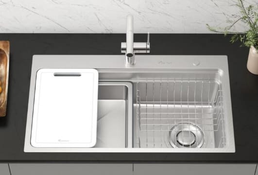 Chậu rửa bát 1 hố Konox KN8048TS Dekor