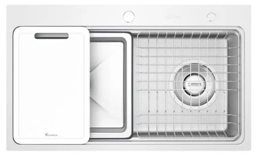 Chậu rửa bát 1 hố Konox KN8048TS Dekor