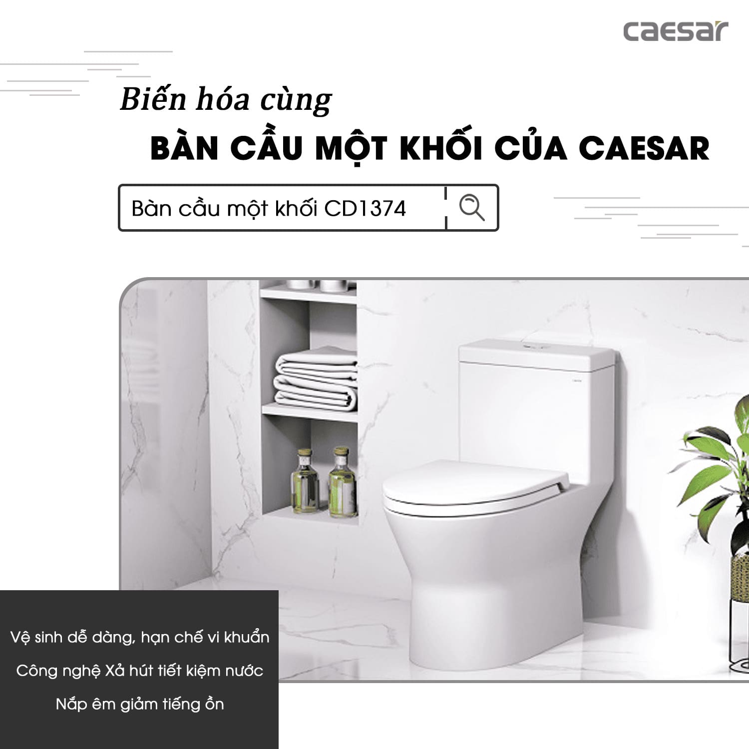 Caesar thương hiệu thiết bị vệ sinh Đài Loan 