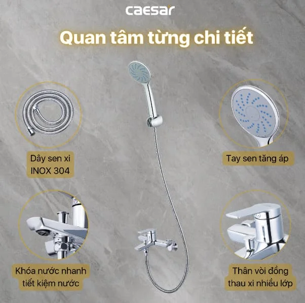 Caesar - Thương hiệu thiết bị vệ sinh uy tín 