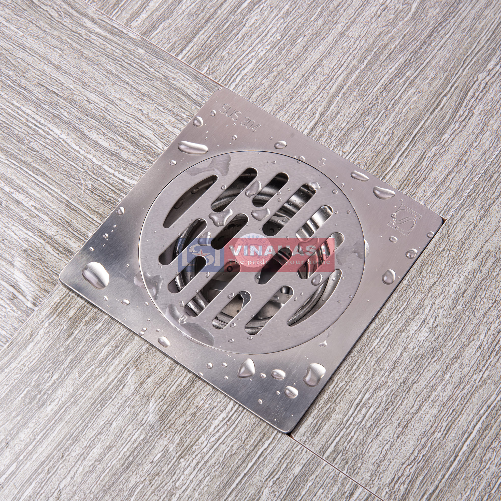 Ga thoát sàn inox304 Vinahasa 304-GC313