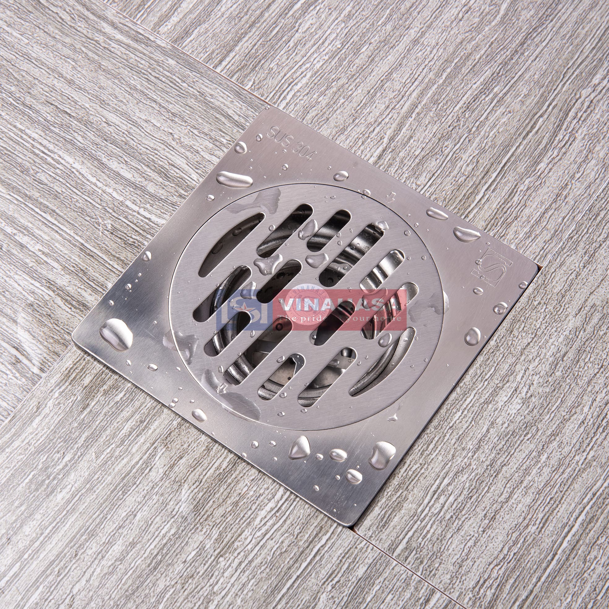 Ga thoát sàn inox201 Vinahasa GC418