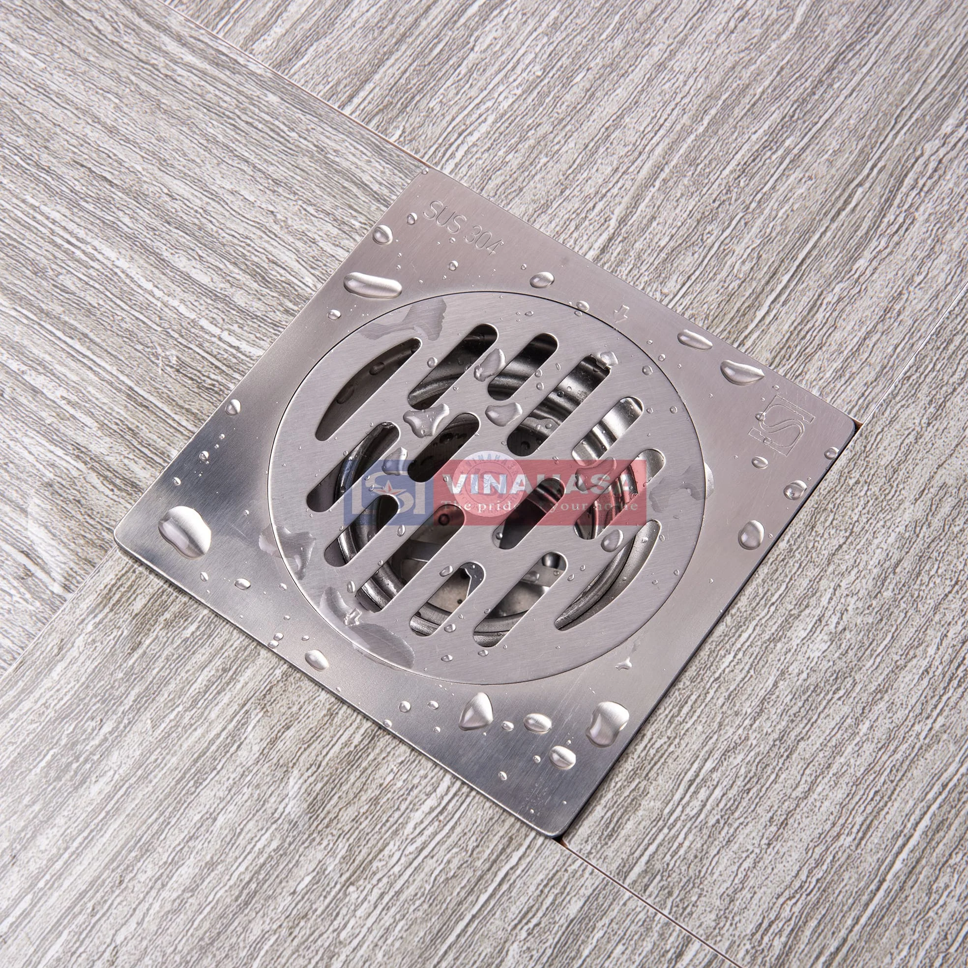 Ga thoát sàn inox201 Vinahasa GC418