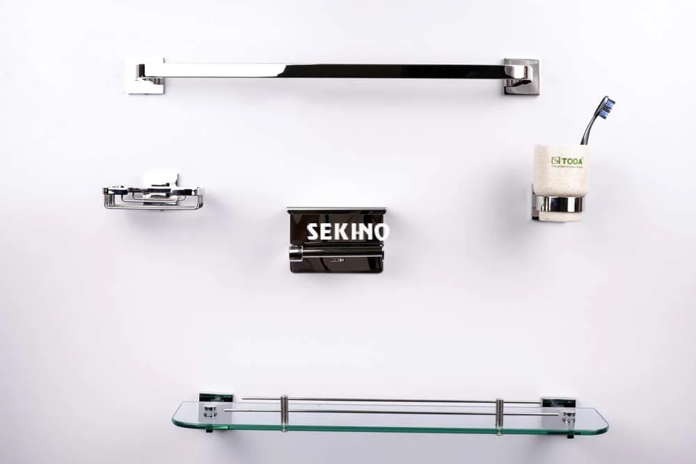 Bộ phụ kiện phòng tắm inox 5 món Sekino 304TD4600