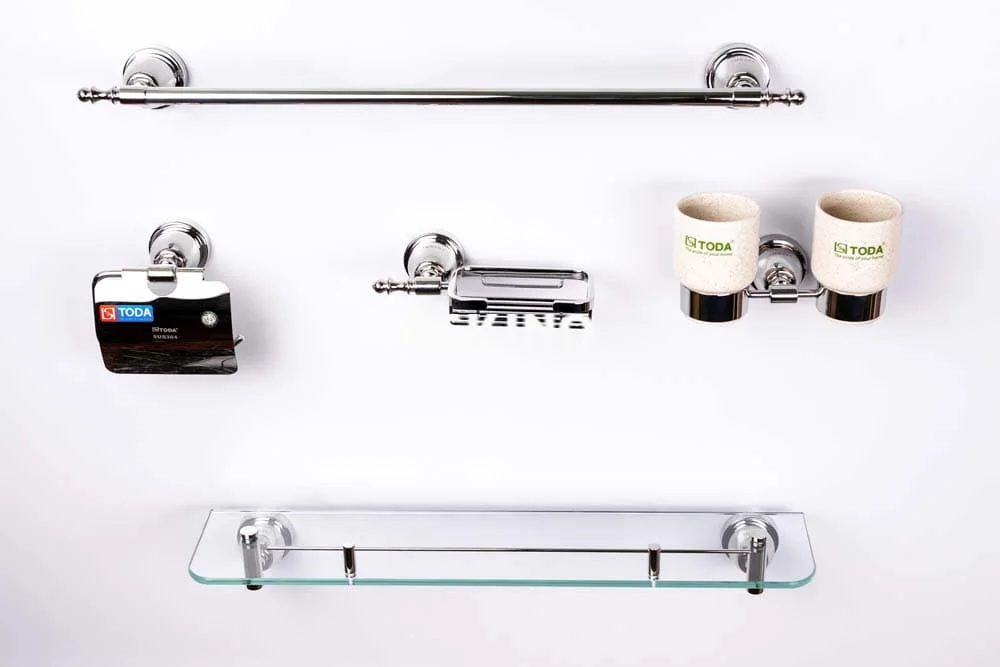Bộ phụ kiện phòng tắm inox 5 món Sekino TD9600