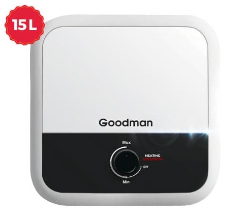 Bình nóng lạnh gián tiếp vuông 15 lít Goodman GV15