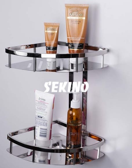 Kệ góc để đồ 2 tầng Sekino 304KG28