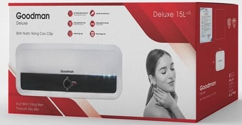 Bình nóng lạnh gián tiếp ngang 15 lít Goodman GN15 