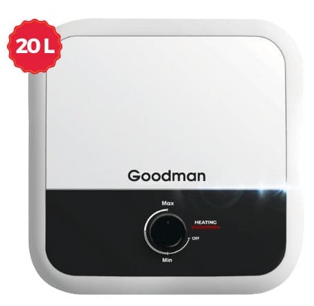 Bình nóng lạnh gián tiếp vuông 20lít Goodman GV20