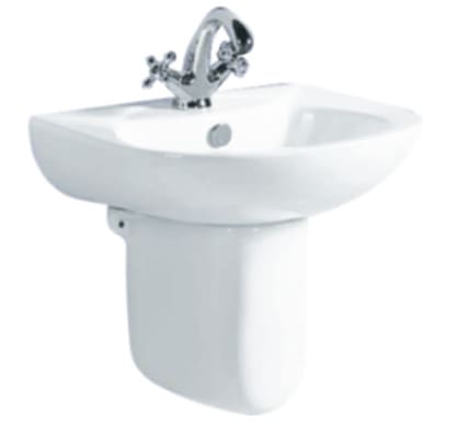 Chậu lavabo treo tường chân lửng ATMOR AT212