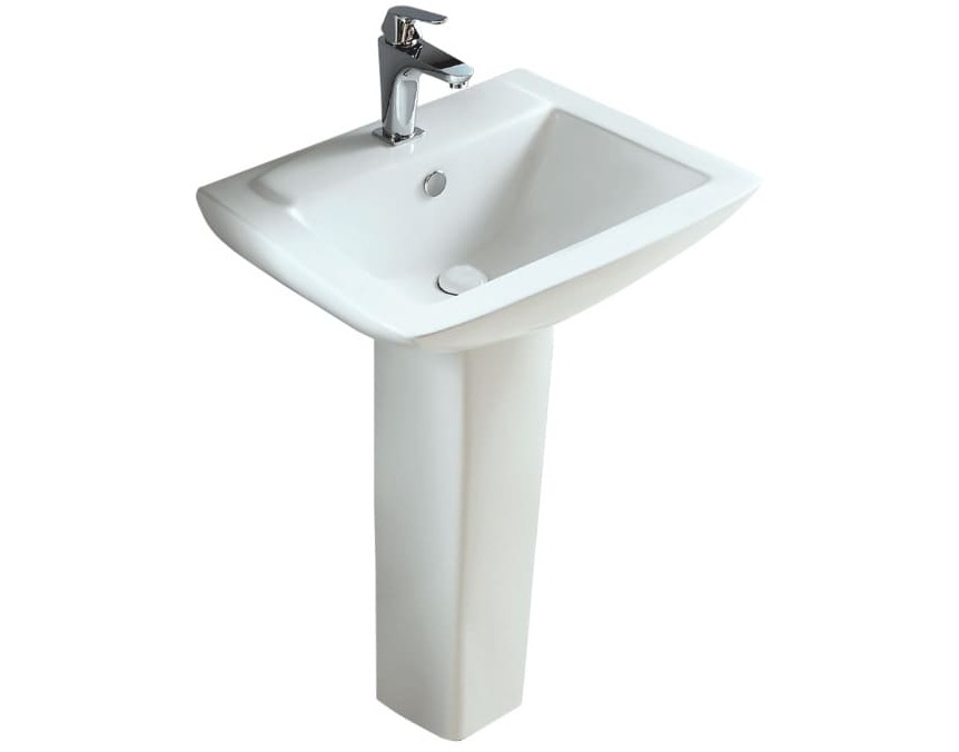 Chậu lavabo treo tường chân dài ATMOR AT3032 