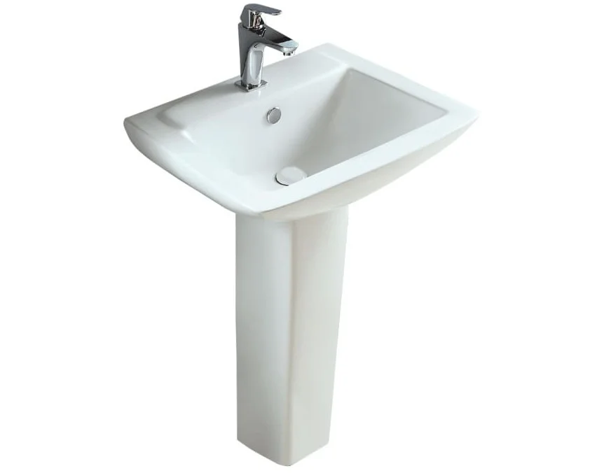 Chậu lavabo treo tường chân dài ATMOR AT3032