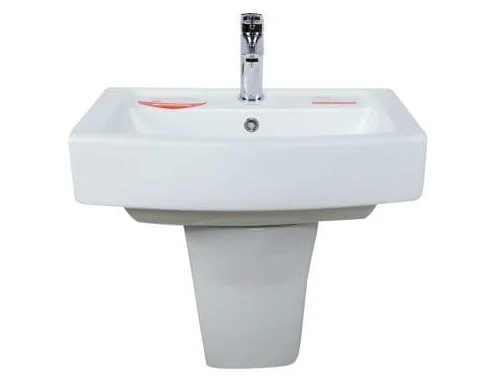 Chậu lavabo treo tường chân lửng ATMOR AT502