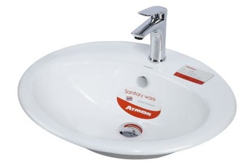 Chậu lavabo dương vành ATMOR AT-T808