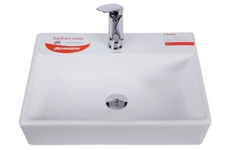 Chậu lavabo treo tường không chân ATMOR AT414