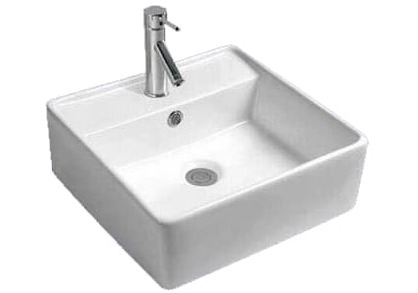 Chậu lavabo treo tường không chân ATMOR AT1001