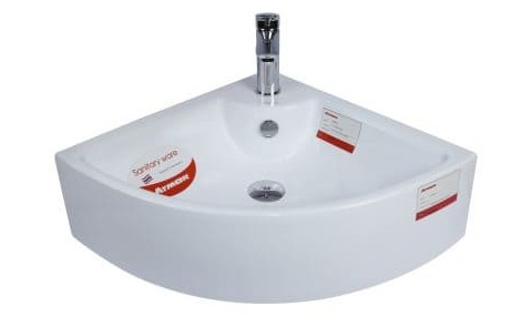 Chậu lavabo góc treo tường ATMOR AT4053 