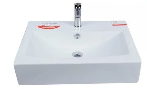 Chậu lavabo treo tường không chân ATMOR AT4583A