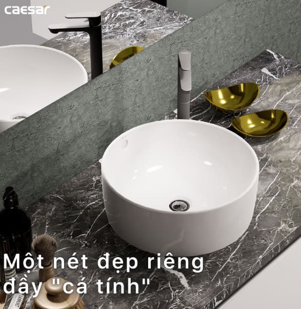 Chậu Rửa Lavabo đặt Bàn Caesar L5225