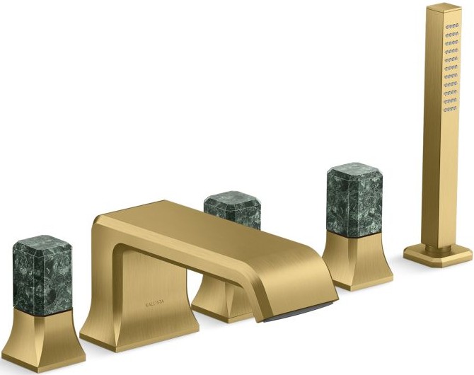 Vòi bồn tắm nóng lạnh Kallista P32712-GTM-2MB