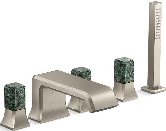 Vòi bồn tắm nóng lạnh Kallista P32712-GTM-BN