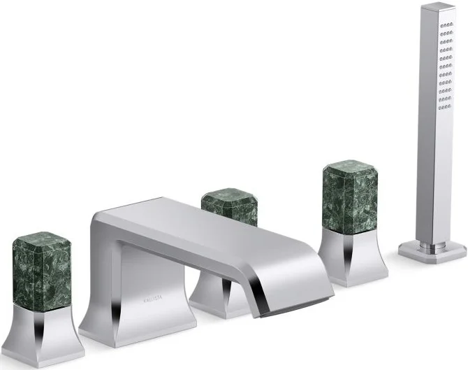 Vòi bồn tắm nóng lạnh Kallista P32712-GTM-CP