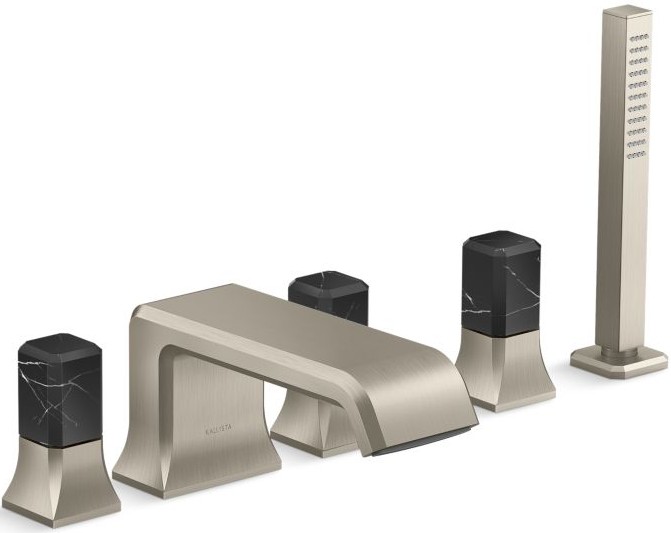 Vòi bồn tắm nóng lạnh Kallista P32712-NM-BN