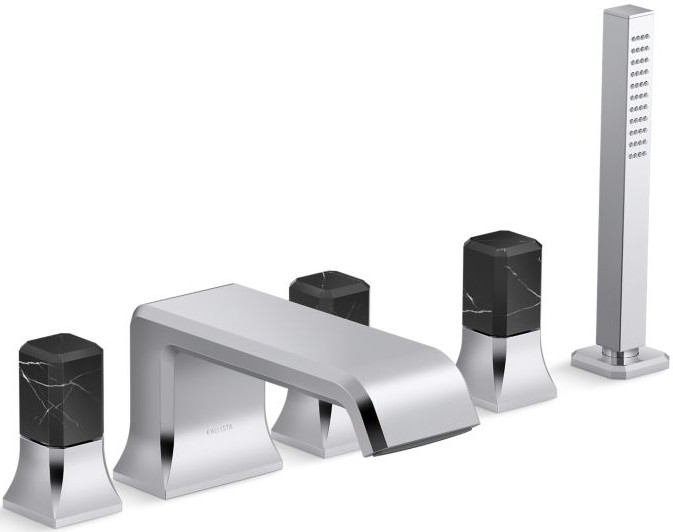 Vòi bồn tắm nóng lạnh Kallista P32712-NM-CP