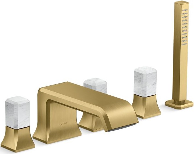 Vòi bồn tắm nóng lạnh Kallista P32712-WC-2MB